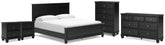 Diamond Furniture - Ashley Furniture - Lanolee California King Panel Bed, Dresser, Chest and 2 Nightstands - California King Panel Bed, Dresser, Chest and 2 Nightstands - B687B32