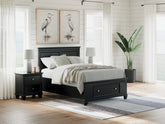 Diamond Furniture - Ashley Furniture - Lanolee Full Panel Storage Bed - Full Panel Storage Bed - B687B22