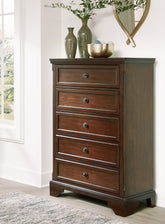 Diamond Furniture - Ashley Furniture - Trellington Chest of Drawers - Five Drawer Chest - B716-46