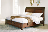 Diamond Furniture - Ashley Furniture - Trellington King Sleigh Storage Bed - King Sleigh Storage Bed - B716B2