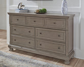 Diamond Furniture - Ashley Furniture - Lettner Dresser - Dresser - B733-31