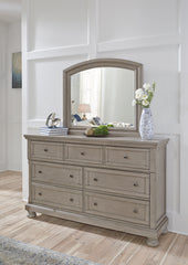 Lettner Queen Panel Bed, Dresser and Mirror