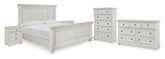 Diamond Furniture - Ashley Furniture - Robbinsdale Queen Panel Bed, Dresser, Chest and 2 Nightstands - Queen Panel Bed, Dresser, Chest and 2 Nightstands - B742B35