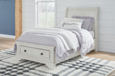 Diamond Furniture - Ashley Furniture - Robbinsdale Twin Sleigh Storage Bed - Twin Sleigh Storage Bed - B742B12