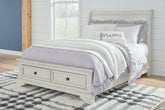Diamond Furniture - Ashley Furniture - Robbinsdale Full Sleigh Storage Bed - Full Sleigh Storage Bed - B742B13