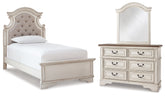 Diamond Furniture - Ashley Furniture - Realyn Twin Bed, Dresser and Mirror - Twin Bed, Dresser and Mirror - B743B16
