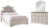 Diamond Furniture - Ashley Furniture - Realyn Full Panel Bed, Dresser and Mirror - Full Panel Bed, Dresser and Mirror - B743B17