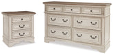 Diamond Furniture - Ashley Furniture - Realyn Dresser and 2 Nightstands - Dresser and 2 Nightstands - B743B39