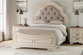 Diamond Furniture - Ashley Furniture - Realyn Queen Upholstered Panel Bed - Queen Upholstered Panel Bed - B743B2