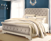 Diamond Furniture - Ashley Furniture - Realyn California King Sleigh Bed - California King Sleigh Bed - B743B10