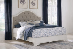 Diamond Furniture - Ashley Furniture - Blendon King Upholstered Panel Bed - King Upholstered Panel Bed - B747B3