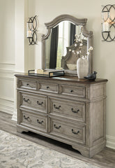 Diamond Furniture - Ashley Furniture - Lodenbay Dresser and Mirror - Dresser and Mirror - B751B1