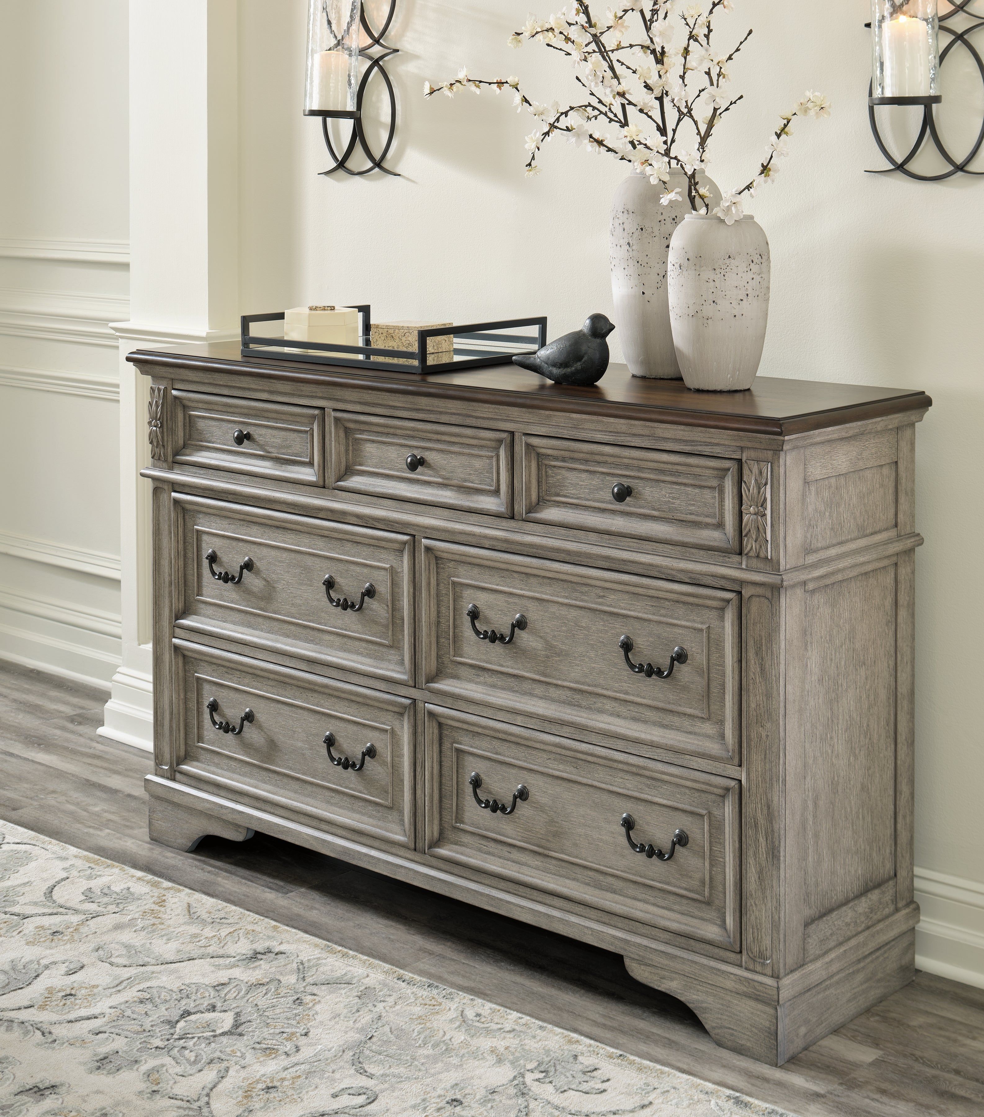 Diamond Furniture - Ashley Furniture - Lodenbay Dresser - Dresser - B751-31