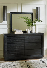 Diamond Furniture - Ashley Furniture - Londer Dresser and Mirror - Dresser and Mirror - B768B1