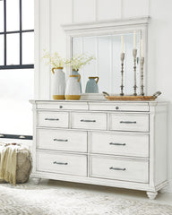 Diamond Furniture - Ashley Furniture - Kanwyn Dresser and Mirror - Dresser and Mirror - B777B1