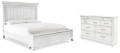 Diamond Furniture - Ashley Furniture - Kanwyn King Storage Panel Bed and Dresser - King Storage Panel Bed and Dresser - B777B24
