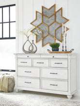 Diamond Furniture - Ashley Furniture - Kanwyn Dresser - Dresser - B777-31