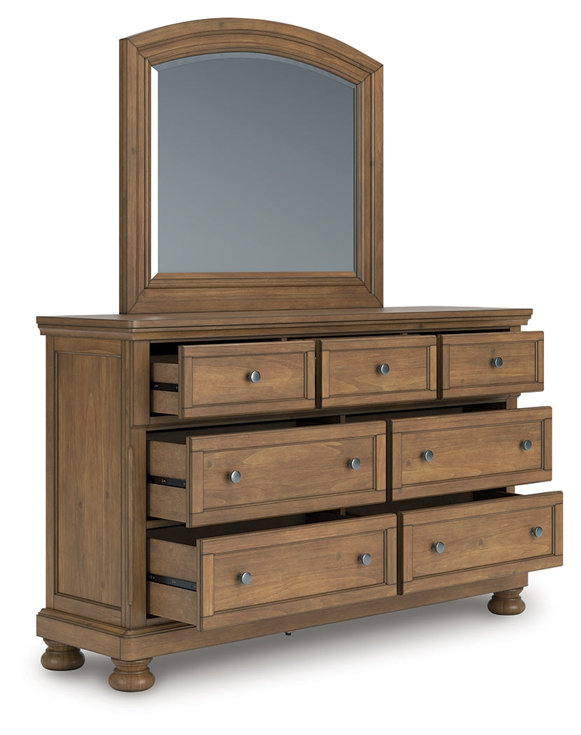 Diamond Furniture - Ashley Furniture - Feddinger Dresser and Mirror - Dresser and Mirror - PCB779B1