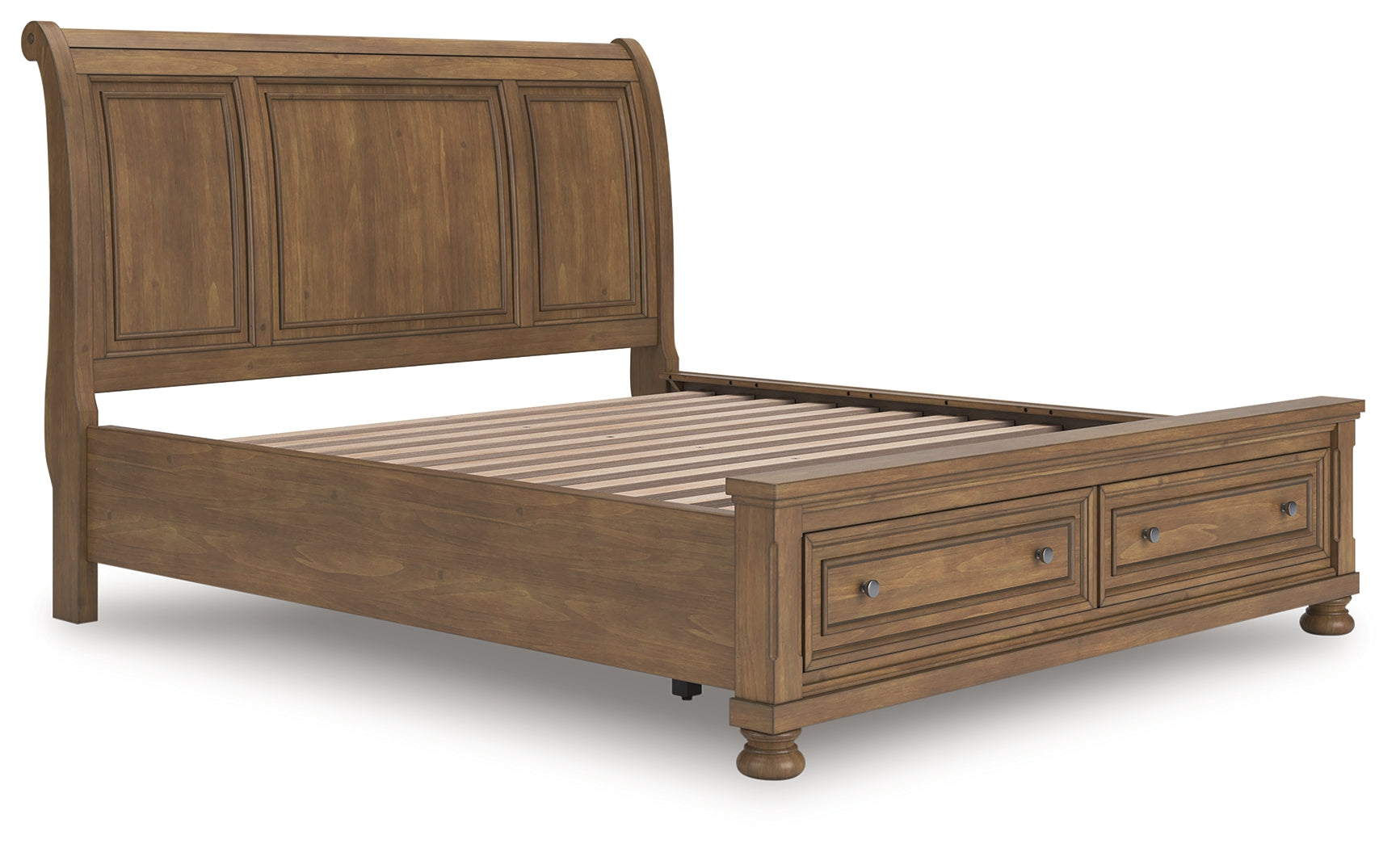 Diamond Furniture - Ashley Furniture - Feddinger California King Storage Sleigh Bed - California King Storage Sleigh Bed - PCB779B9
