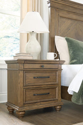 Diamond Furniture - Ashley Furniture - Karallin Nightstand - Three Drawer Night Stand - PCB782-93