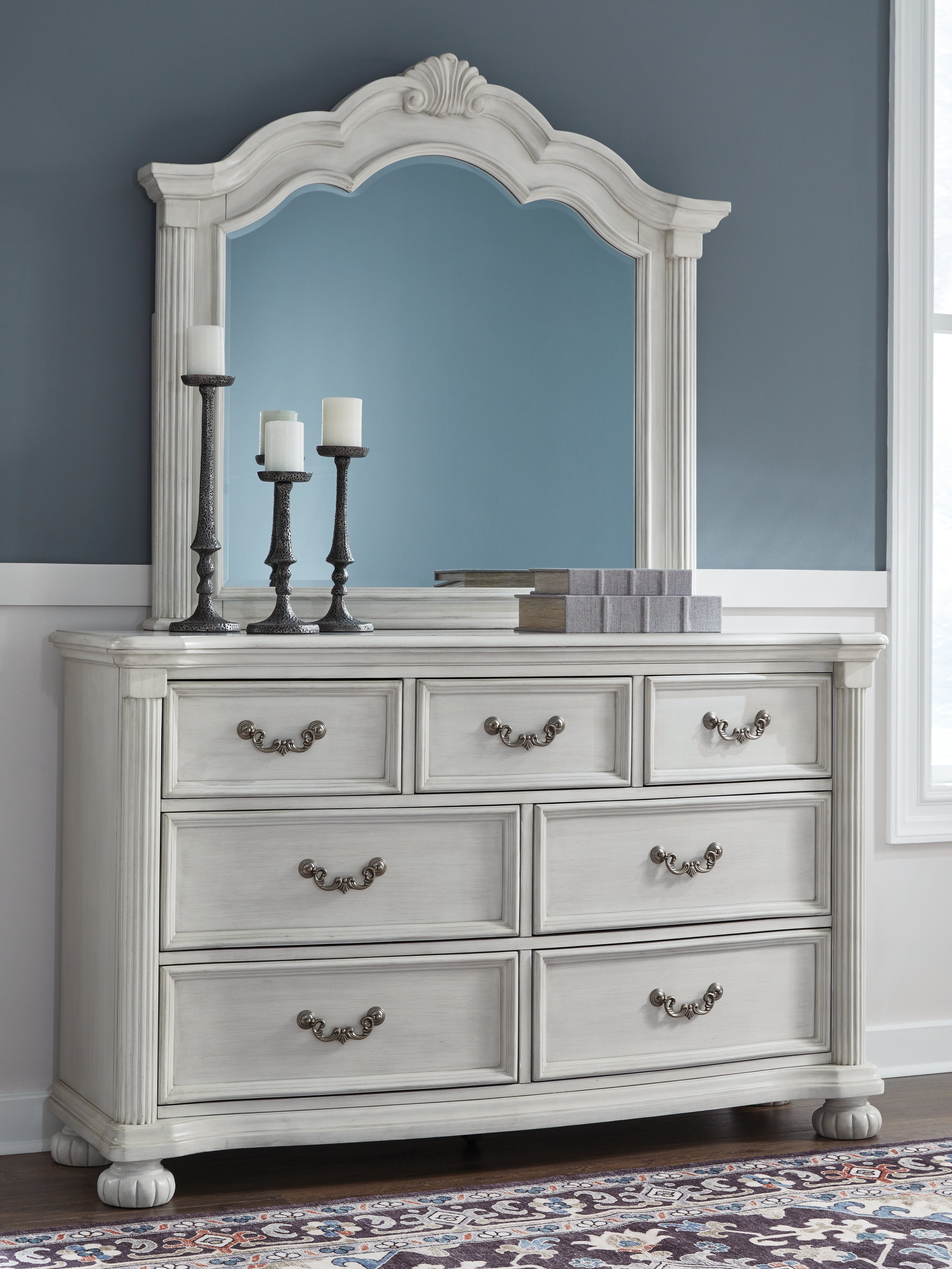 Diamond Furniture - Ashley Furniture - Montelaine Dresser and Mirror - Dresser and Mirror - B795B1