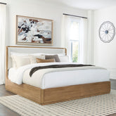 Diamond Furniture - Ashley Furniture - Pamaria King Upholstered Bed - King Upholstered Bed - PCB802B7