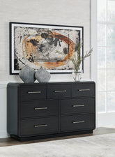 Diamond Furniture - Ashley Furniture - Rowanbeck Dresser - Dresser - B821-31