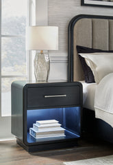 Diamond Furniture - Ashley Furniture - Rowanbeck Nightstand - One Drawer Night Stand - B821-91