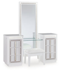 Diamond Furniture - Ashley Furniture - Chalanna Vanity, Mirror and Stool - Vanity, Mirror and Stool - B822B6