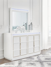 Diamond Furniture - Ashley Furniture - Chalanna Dresser and Mirror - Dresser and Mirror - B822B1