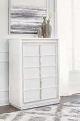 Diamond Furniture - Ashley Furniture - Chalanna Chest of Drawers - Five Drawer Chest - B822-46