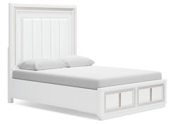 Chalanna Queen Panel Storage Bed and Nightstand