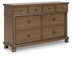 Rowlenstown King Poster Bed, Dresser and 2 Nightstands