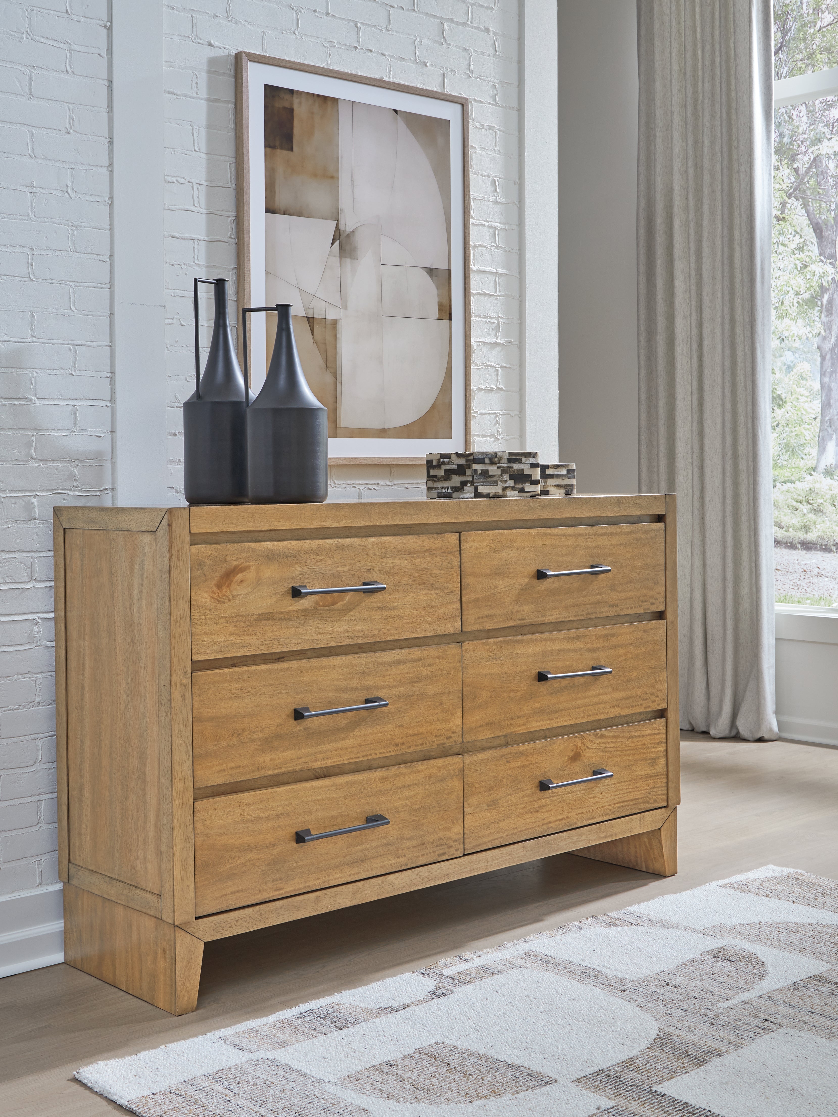 Diamond Furniture - Ashley Furniture - Sherbana Dresser - Dresser - B833-31