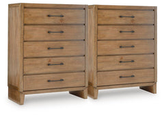 Diamond Furniture - Ashley Furniture - Sherbana 2 Chests - 2 Chests - B833B6