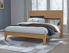 Diamond Furniture - Ashley Furniture - Sherbana King Panel Bed - King Panel Bed - B833B4