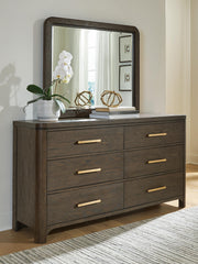 Diamond Furniture - Ashley Furniture - Radkin Dresser and Mirror - Dresser and Mirror - PCB843B1