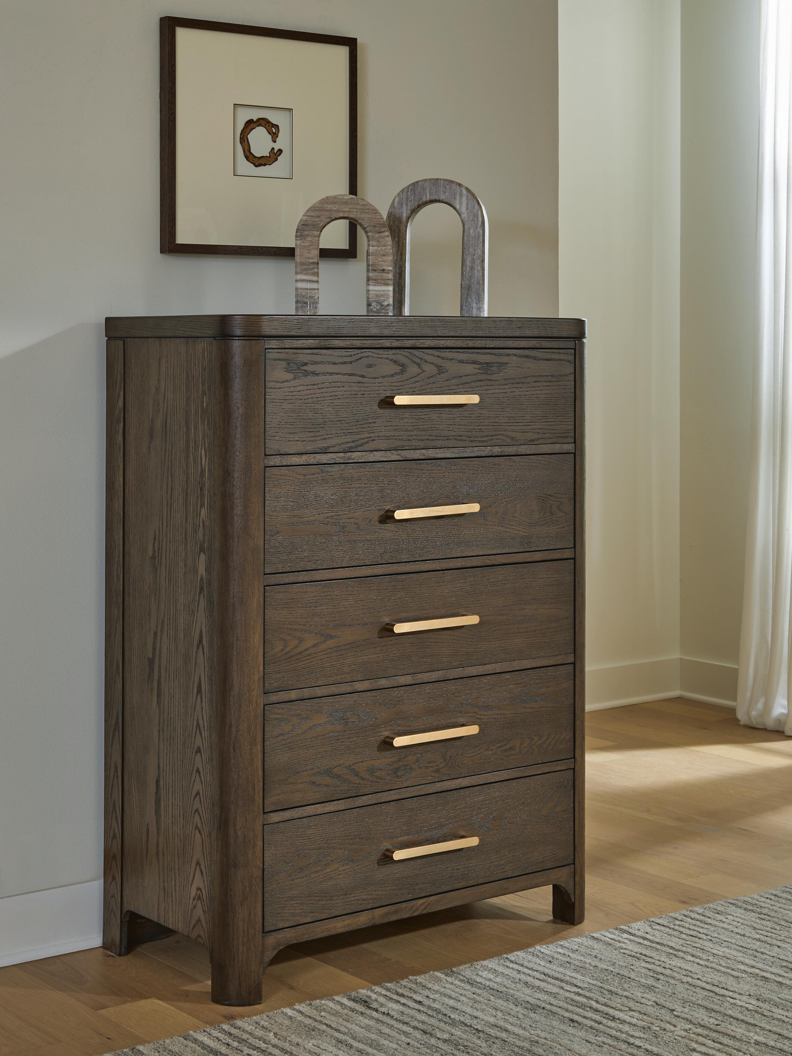 Diamond Furniture - Ashley Furniture - Radkin Chest of Drawers - Five Drawer Chest - PCB843-46