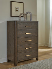 Diamond Furniture - Ashley Furniture - Radkin Chest of Drawers - Five Drawer Chest - PCB843-46