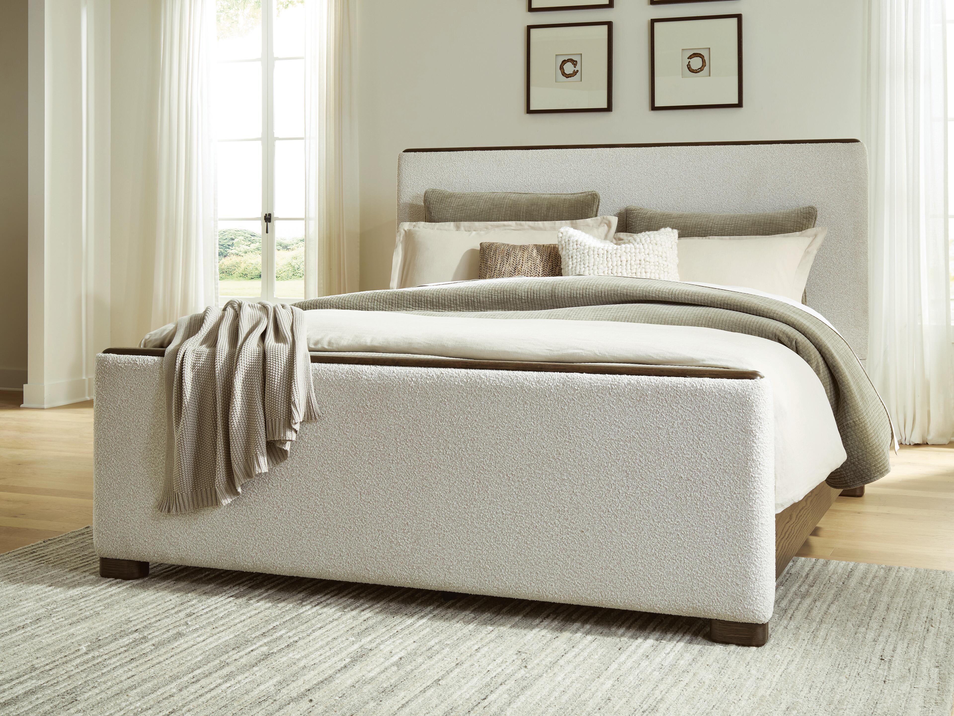 Diamond Furniture - Ashley Furniture - Radkin Queen Upholstered Panel Bed - Queen Upholstered Panel Bed - PCB843B2