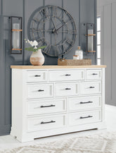 Diamond Furniture - Ashley Furniture - Ashbryn Dresser - Dresser - B844-31