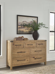Diamond Furniture - Ashley Furniture - Ridgester Dresser - Dresser - B858-31