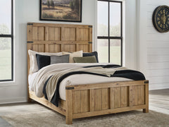 Diamond Furniture - Ashley Furniture - Ridgester Queen Panel Bed - Queen Panel Bed - B858B2