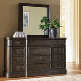 Diamond Furniture - Ashley Furniture - Wickenger Dresser and Mirror - Dresser and Mirror - PCB889B1