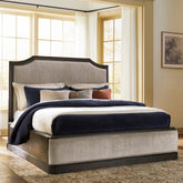 Diamond Furniture - Ashley Furniture - Wickenger California King Upholstered Panel Bed - California King Upholstered Panel Bed - PCB889B9