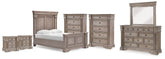 Diamond Furniture - Ashley Furniture - Blairhurst Queen Panel Bed. Dresser, Mirror, 2 Chests and 2 Nightstands - Queen Panel Bed. Dresser, Mirror, 2 Chests and 2 Nightstands - B916B13