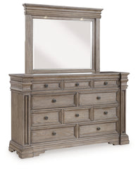 Blairhurst Queen Panel Bed. Dresser, Mirror, 2 Chests and 2 Nightstands