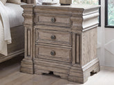 Diamond Furniture - Ashley Furniture - Blairhurst Nightstand - Three Drawer Night Stand - B916-93