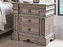 Diamond Furniture - Ashley Furniture - Blairhurst Nightstand - Three Drawer Night Stand - B916-93