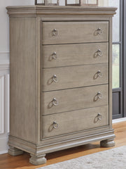 Diamond Furniture - Ashley Furniture - Lexorne Chest of Drawers - Five Drawer Chest - B924-46